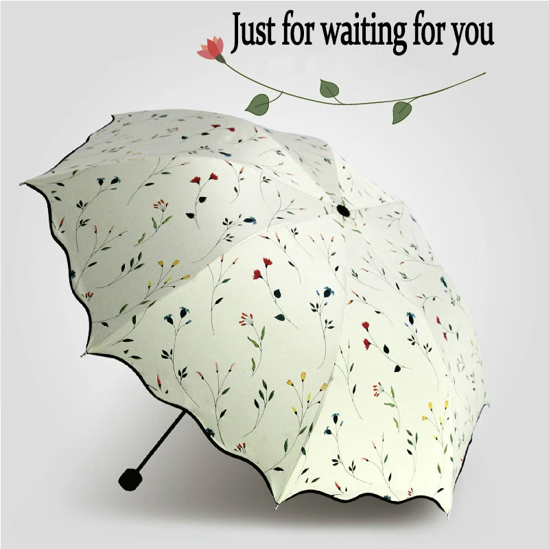 Модный женский зонт с защитой от УФ лучей складной для путешествий Ветрозащитный
