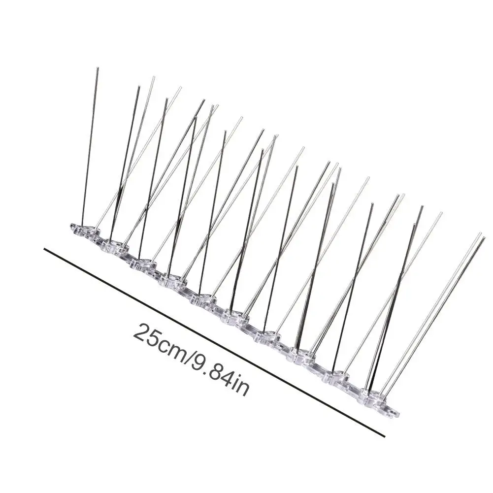 

Stainless Steel Repeller Bird Pigeon Spikes Deterrent Anti Bird Stainless Steel Spike Strip Bird Scarer Repeller for Pigeon