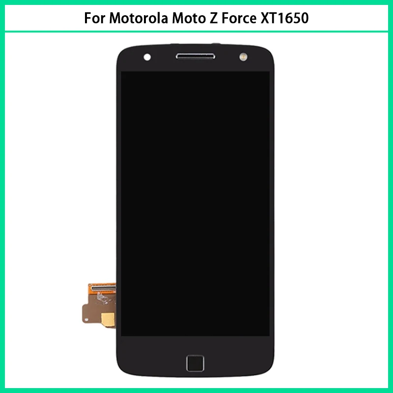 Оригинальный 5 дюймов для Motorola Moto Z Force XT1650 ЖК-дисплей сенсорный экран дигитайзер