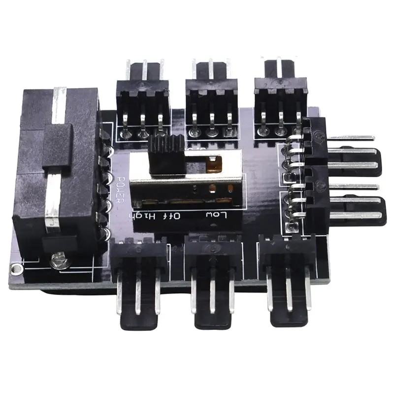 ПК 1 до 8 4Pin Molex охладитель охлаждающий вентилятор концентратор сплиттер кабель