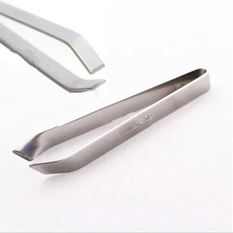 

Stainless Steel Fish Tweezers Fish Bone Remover Pincer Puller Kitchen Cooking Tongs Practice Skin Removal Pincer Seafood Tools