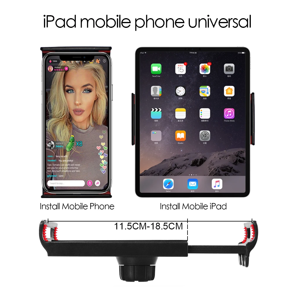 Yingnuost rgb кольцевой светильник 10 дюймов Диммируемый светодиодный с 63 дюймовым