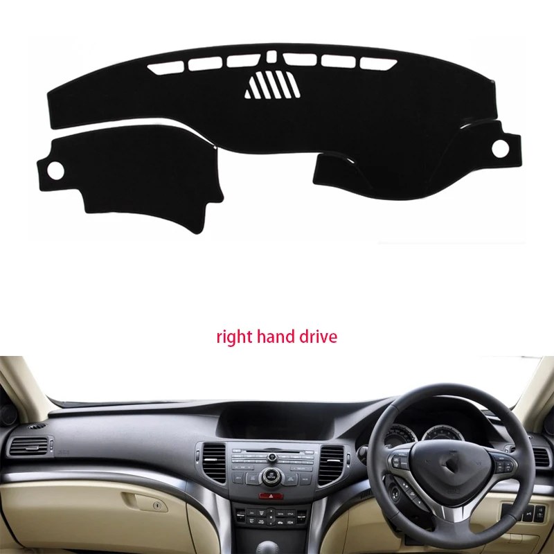 Для Honda spirior 2009 2010 2011-2013 крышка приборной панели солнцезащитный козырек нескользящий коврик для приборной панели ковер наклейки для автомобиля аксессуары для интерьера