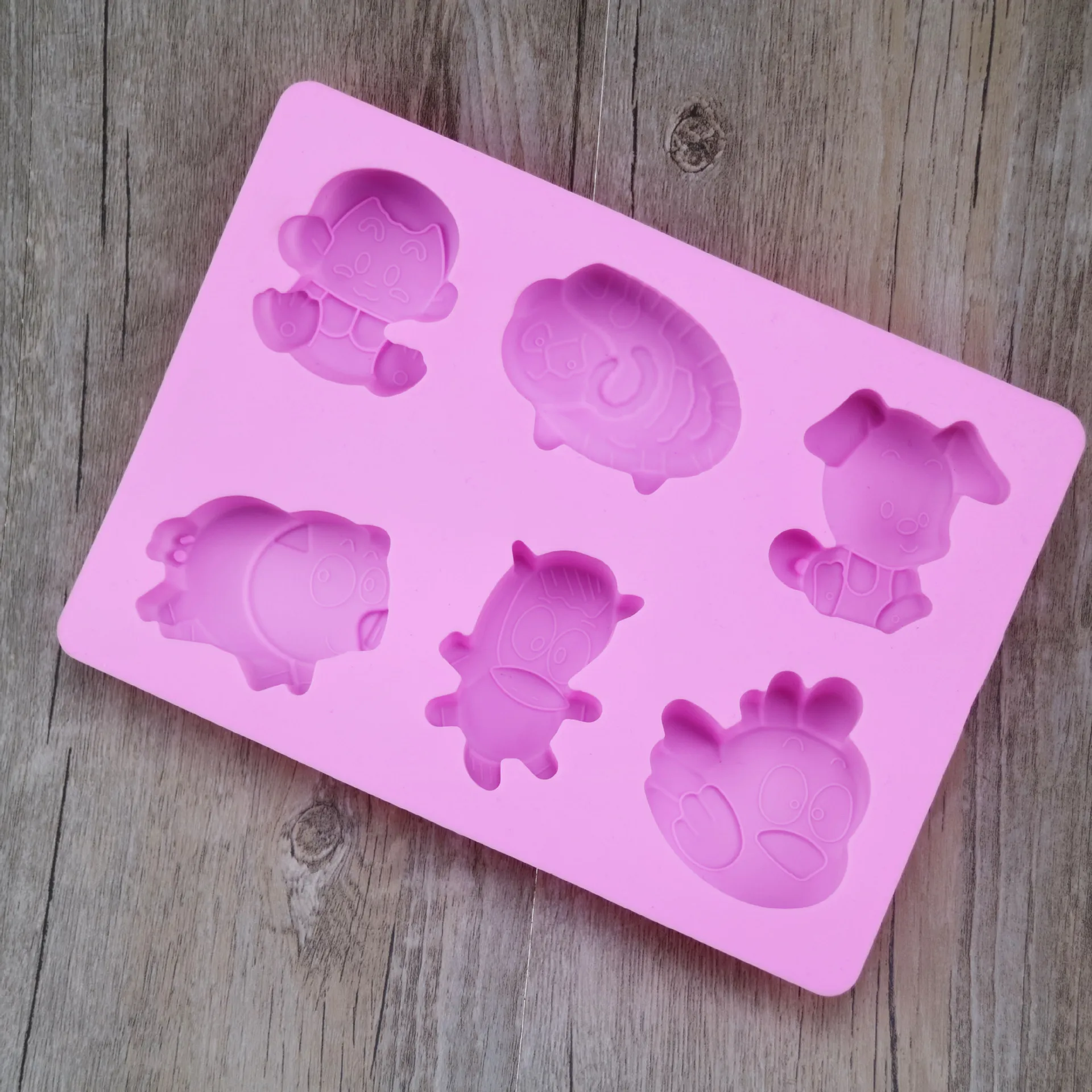 Силиконовая силиконовая форма для выпечки в виде животных из серии зодиака мыло