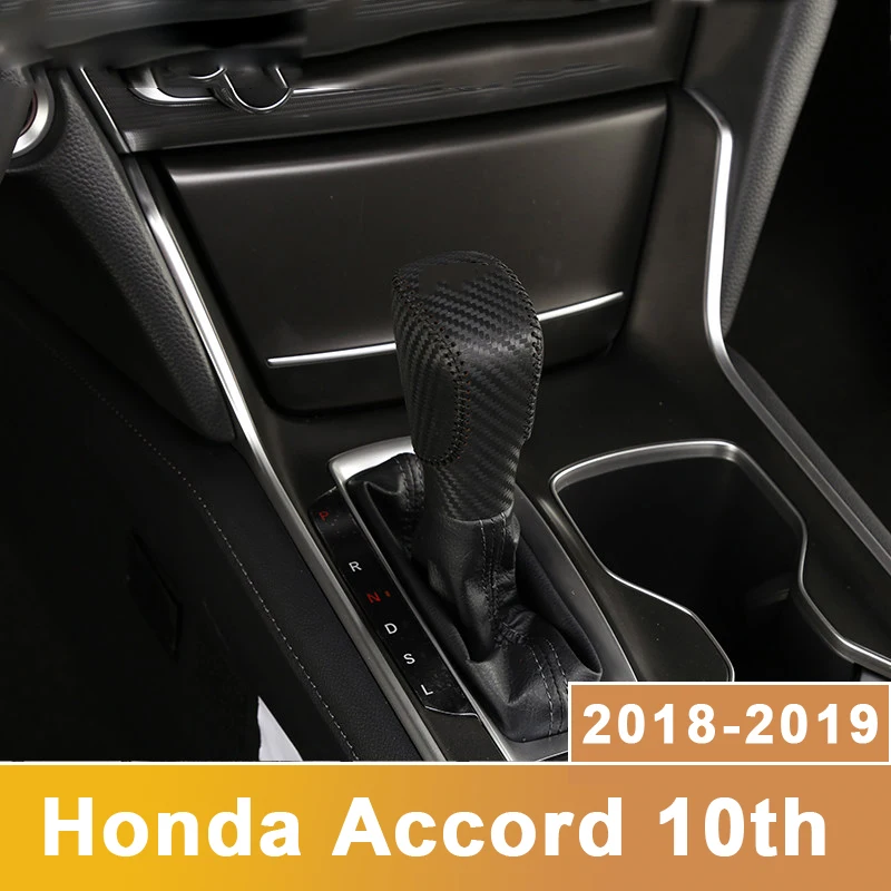 Кожаная Ручка Переключения рулевого механизма автомобиля налобный чехол для Honda