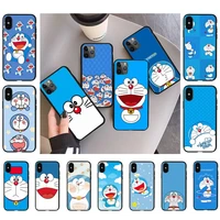 toplbpcs cartoon anime doraemon phone case for iphone 11 12 13 mini pro xs max 8 7 6 6s plus x 5s se 2020 xr case
