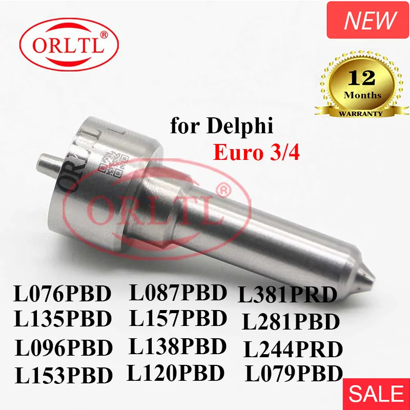 

Сопло L076PBD L135PBD L138PBD L079PBD L157PBD L153PBD L120PBD L281PBD L381PRD L136PBD L244PRD для форсунки Delphi 3/4