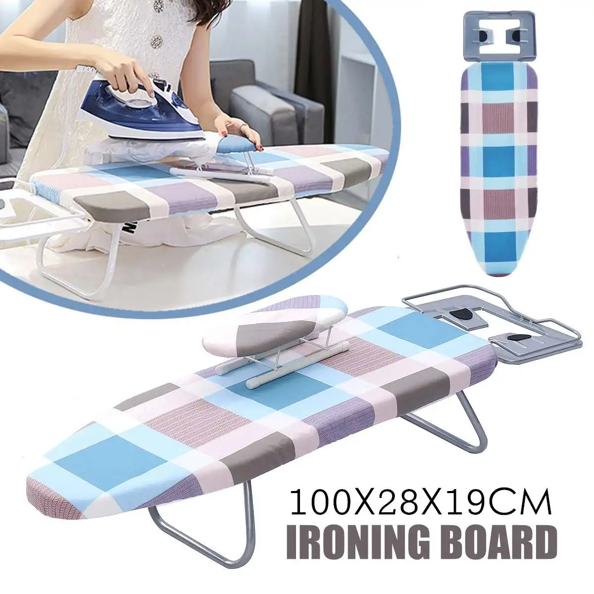 Складная Настольная гладильная доска + мини для жилых помещений Портативная
