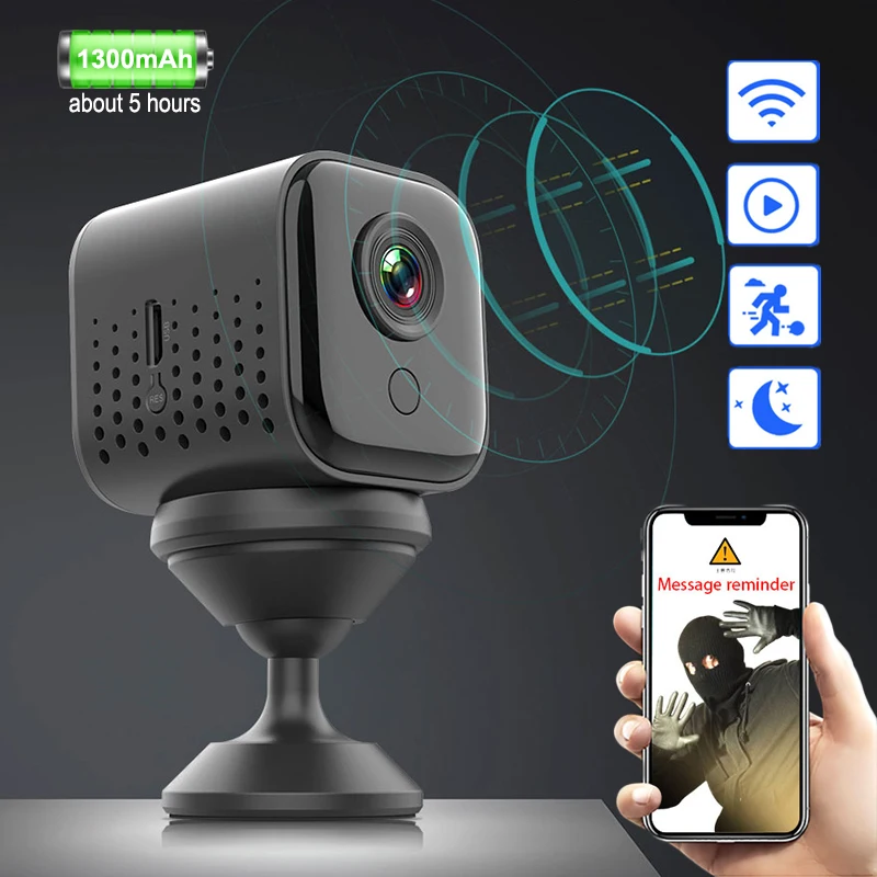 1080P HD Wifi IP мини-камера ночного видения безопасность микро дом Смарт CCTV