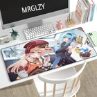 MRGLZY аниме девушка EULA 40*90 см XXL Genshin ударный коврик для мыши геймерский большой Настольный коврик компьютерные игровые периферийные аксессуары коврик для мыши