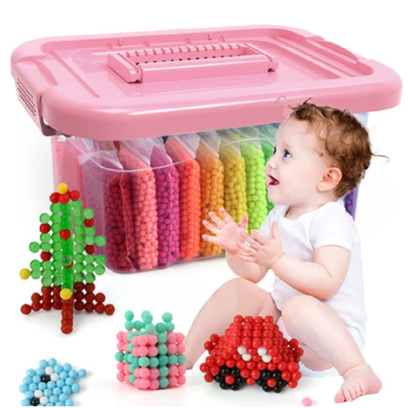 Набор водяных бусин сделай сам игрушки для детей образование по Монтессори