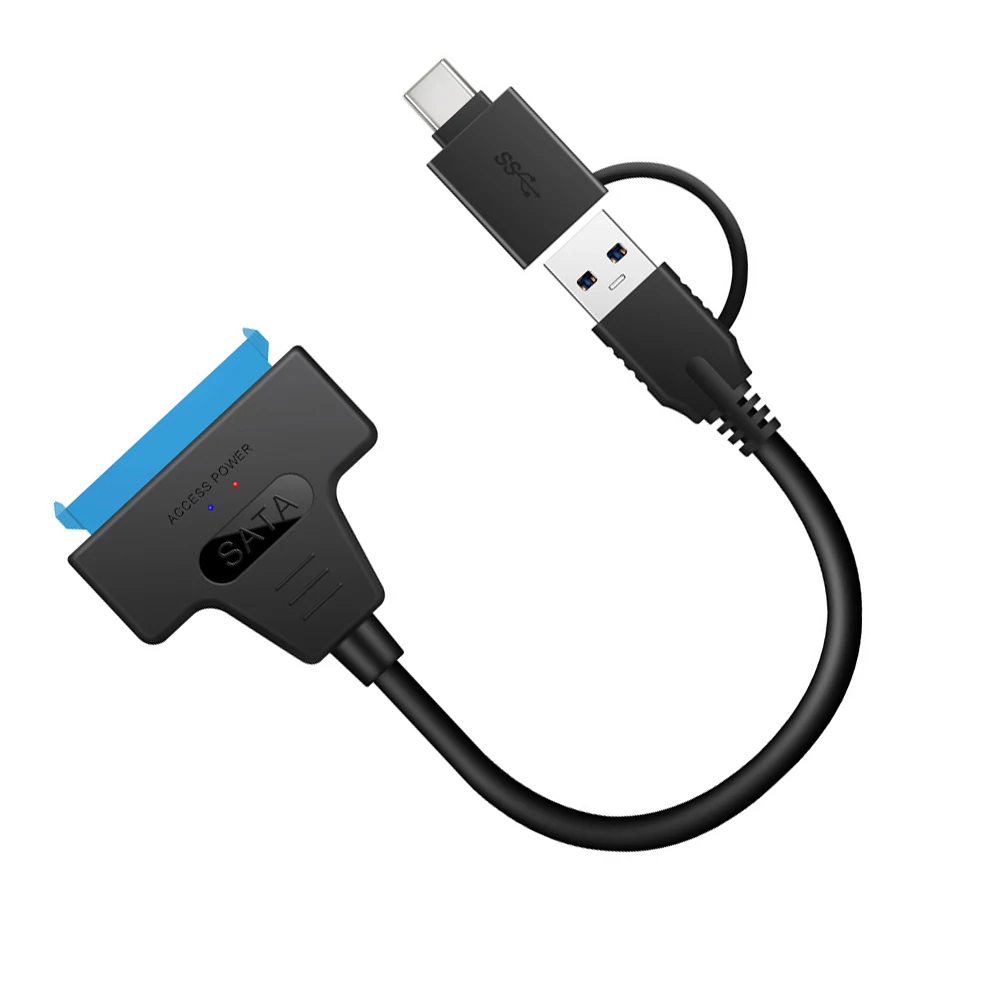 USB 3 0 Тип C SATA кабель разъем Sata адаптер 2 в 1 для 5 дюйма SSD HDD жесткий диск