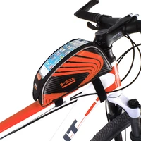 2021 bicycle bag frame front top tube cycling bag 5 5in phone case touchscreen bag mtb pack bike accessories