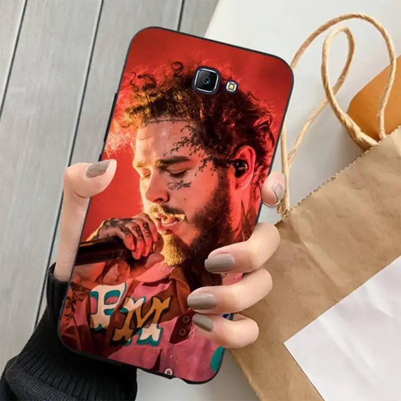 Художественный чехол Yinuoda Post Malone для телефона Samsung J4 plus J2prime J5 J6 2016 J7 8 core 2017 |