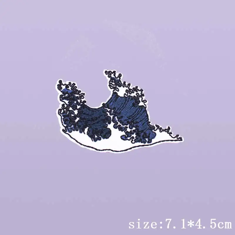 Нашивки с вышивкой в виде животных для одежды термоклейкие нашивки Ecusson утюга на