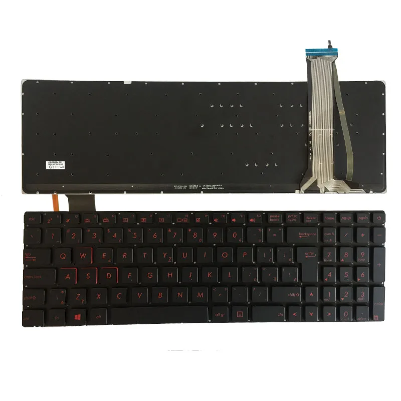 

Czech keyboard For ASUS N551 N551J N551JB N551JK N551JM N551JQ G551 G551J G551JK G551JM G551JW G551JX backlit CZ laptop keyboard