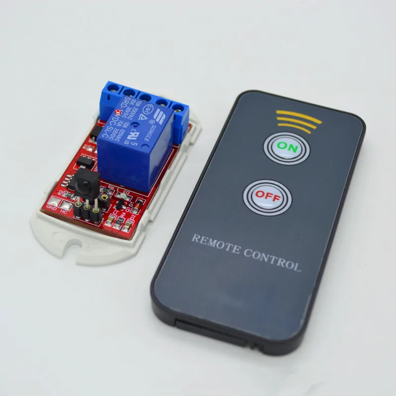 24 В 1 канал инфракрасный переключатель релейный модуль доска с 2-х кнопочный пульт