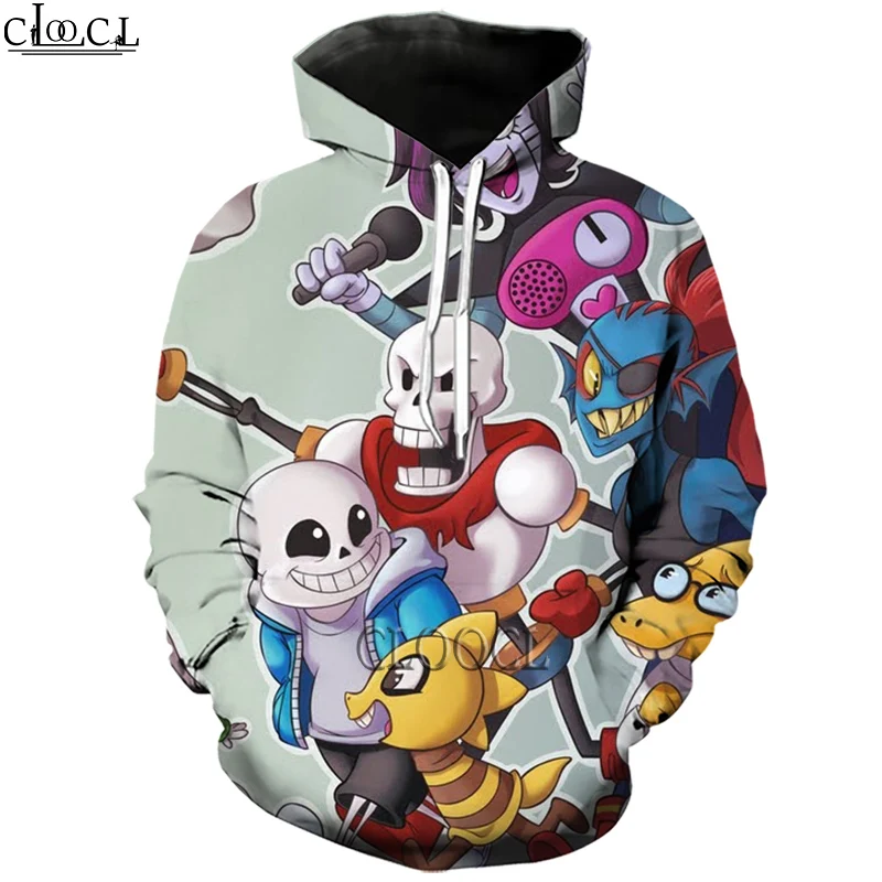 

HX Newest Popular Game Undertale 3D Print Hoodies Men Women Tracksuit Pullover Fashion Casual Autumn Tops Drop Shipping