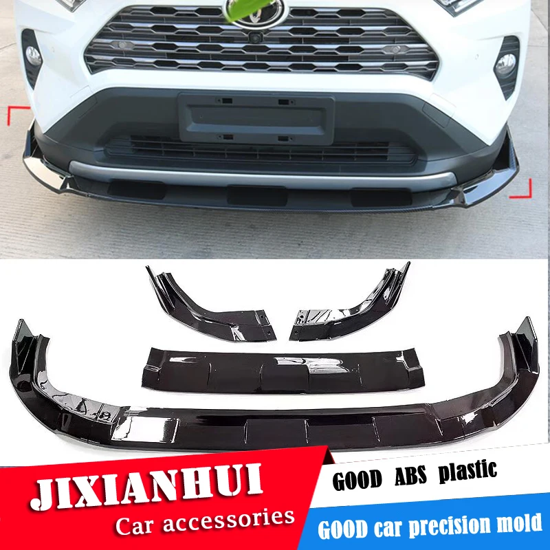 Для TOYOTA Rav4 Body kit спойлер 2020-2021 ABS задний передний бампер диффузор защитные бамперы