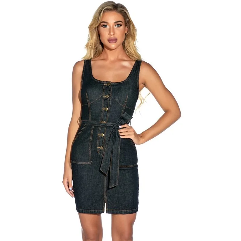 С низким вырезом на спине галстук-бабочка джинсовое платье подтяжках костюм для