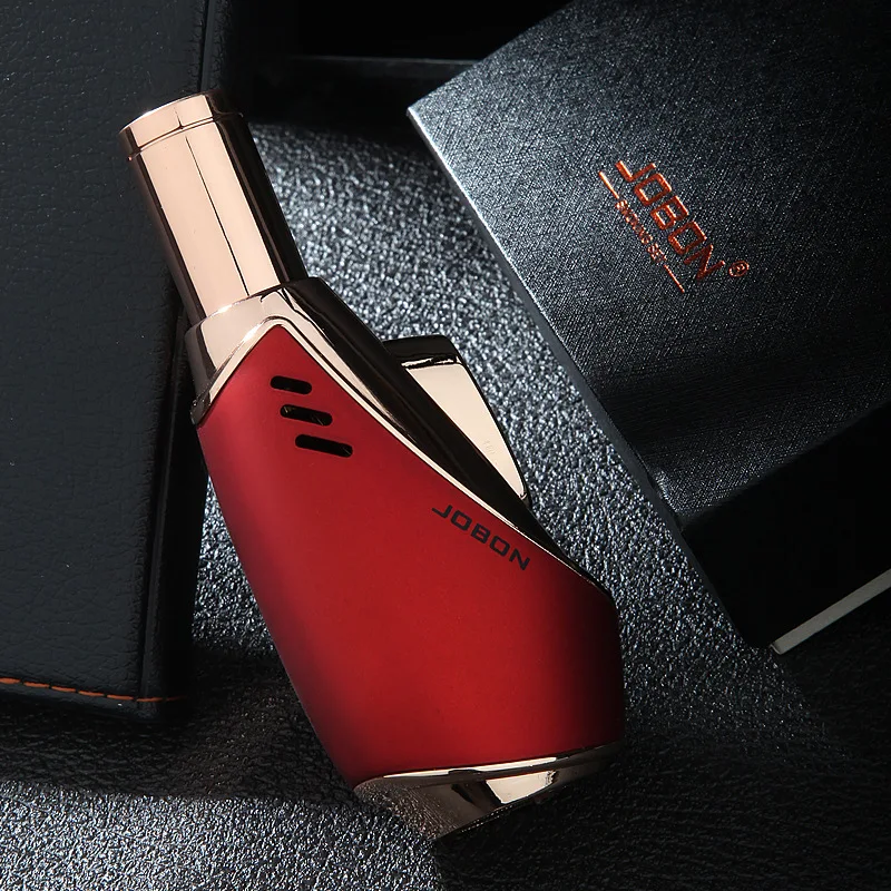 Металлическая ветрозащитная Зажигалка для сигар 3 Jet Blue Flame фонарь зажигалки
