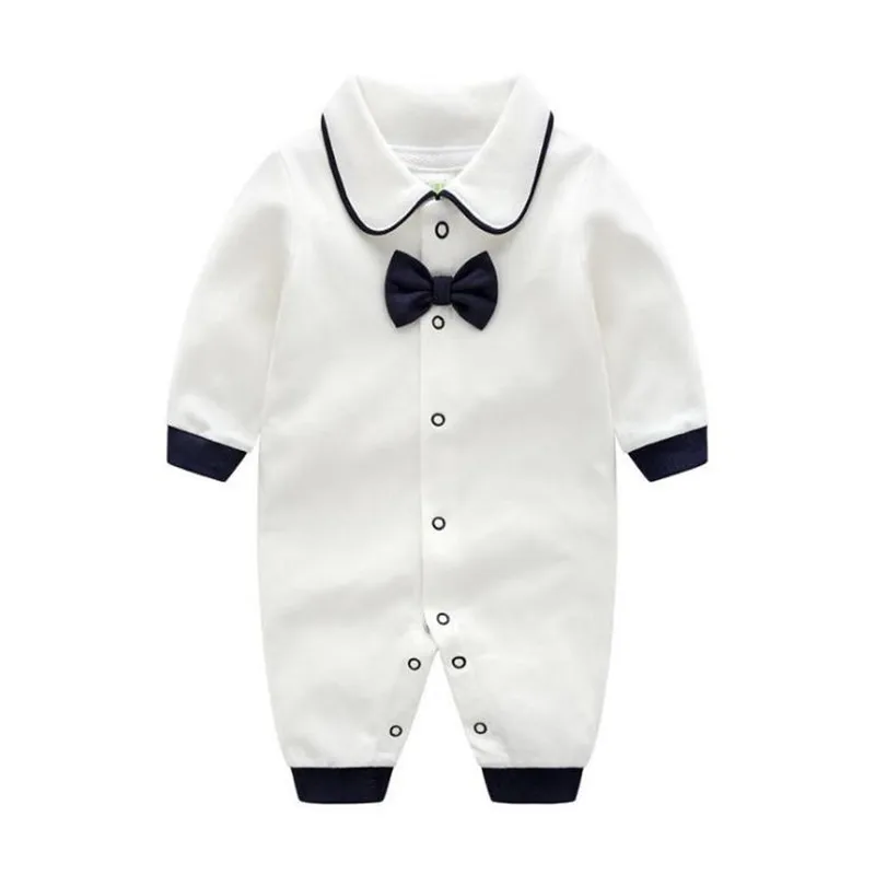 Весенне осенний комбинезон для новорожденных с длинными рукавами мальчиков
