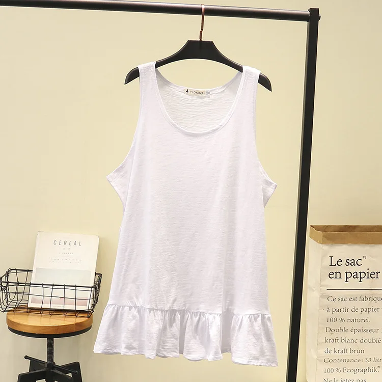 Женское летнее платье цельное женское без рукавов модное узкое Хлопковое размера плюс для женщин на лето