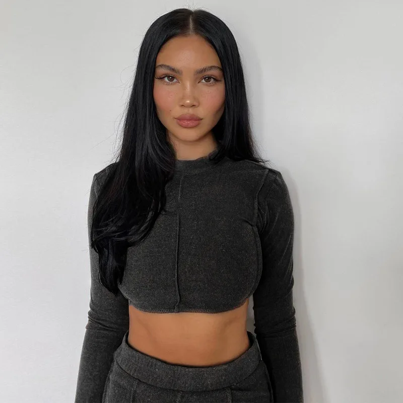 

2020 women's tracksuit outfits Sexy backless chain style casual suit 2 piece