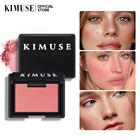KIMUSE, Румяна для лица, пудра, румяна, макияж, румяна для щек, румяна, минеральная пудра, палитра румян, бриллиантовый крем, натуральные румяна