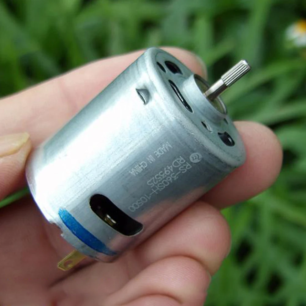 Mabuchi 360 10500 мотор редуктор постоянного тока 12V 15V 24V 7000 об/мин высокого Скорость