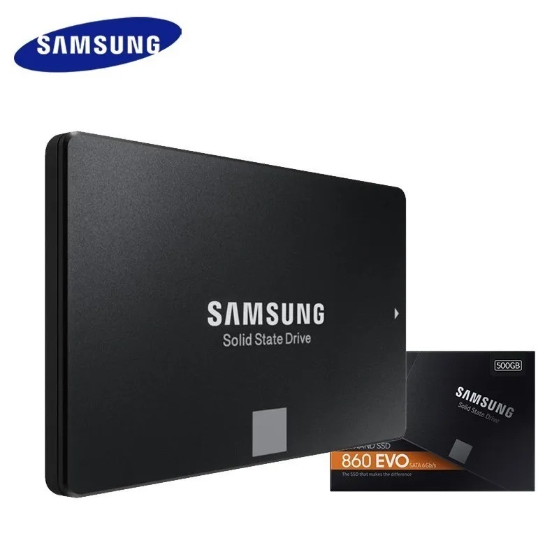 Внутренний твердотельный накопитель SAMSUNG SSD 860 EVO 250 ГБ 500 ГБ, жесткий диск, жесткий диск SATA3 2,5 дюйма, для ноутбука, настольного ПК, твердотельный накопитель MLC 250 ГБ