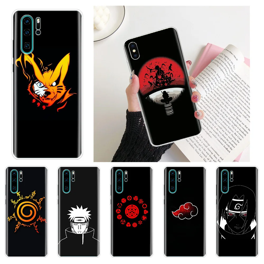 

Black Anime Hawei Cases P30 Lite Cover For Huawei P Smart 2020 Custom Made Honor10lite Coque P10 P20 Pro Y5 Y6 2019 Shell