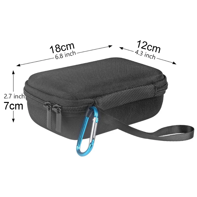 

For -JBL GO 3 portable EVA Zipper Hard Case Bag Box bluetooth speaker bag,-Audio cover,Speaker portable box