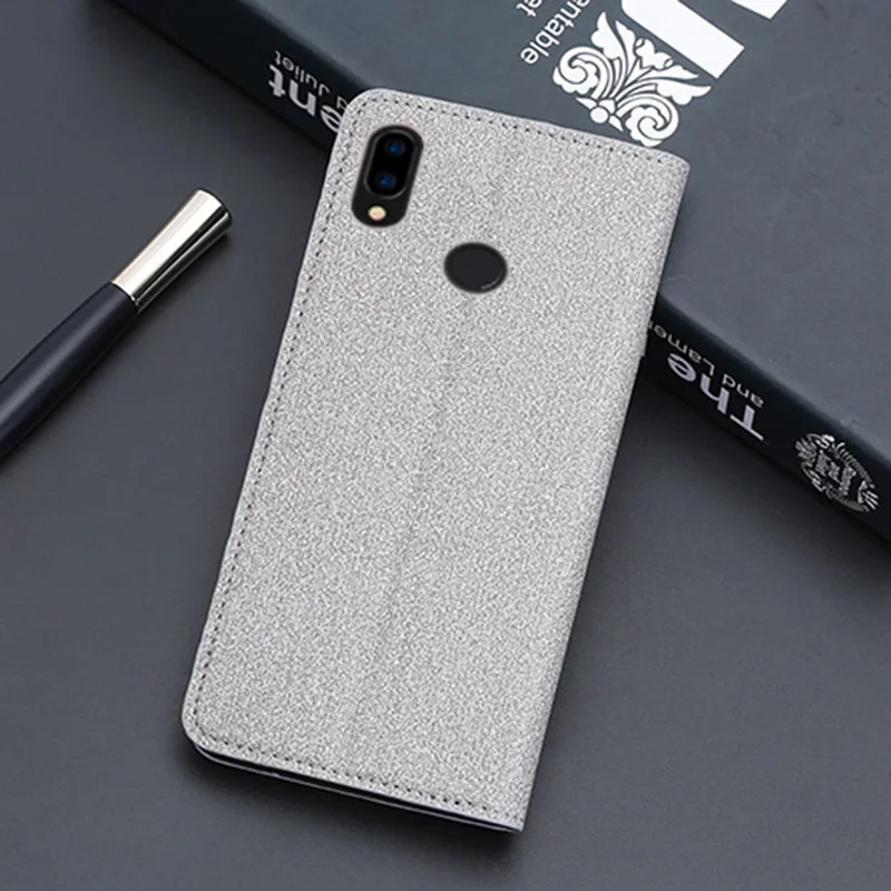 Gray Флип-чехол для телефона для Xiaomi mi 5 5S 8 9 9T A1 A2 A3 lite max 3 Poco F1 искусственная ткань текстуры для Red mi 6 Note 7 4 4X5 Pro Plus чехол - Цвет: Gray