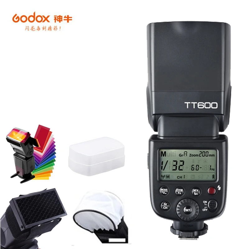Вспышка Godox TT600 для камеры Беспроводная вспышка Speedlite 2 4G основной подчиненный