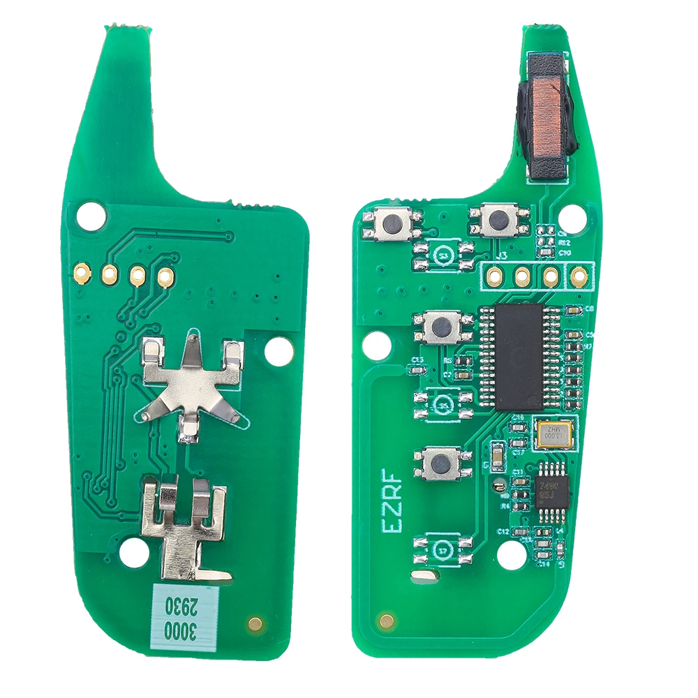 Брелок KEYECU 2 шт./лот с дистанционным управлением 4 кнопки 315 МГц для Ford Fusion 2013 2015