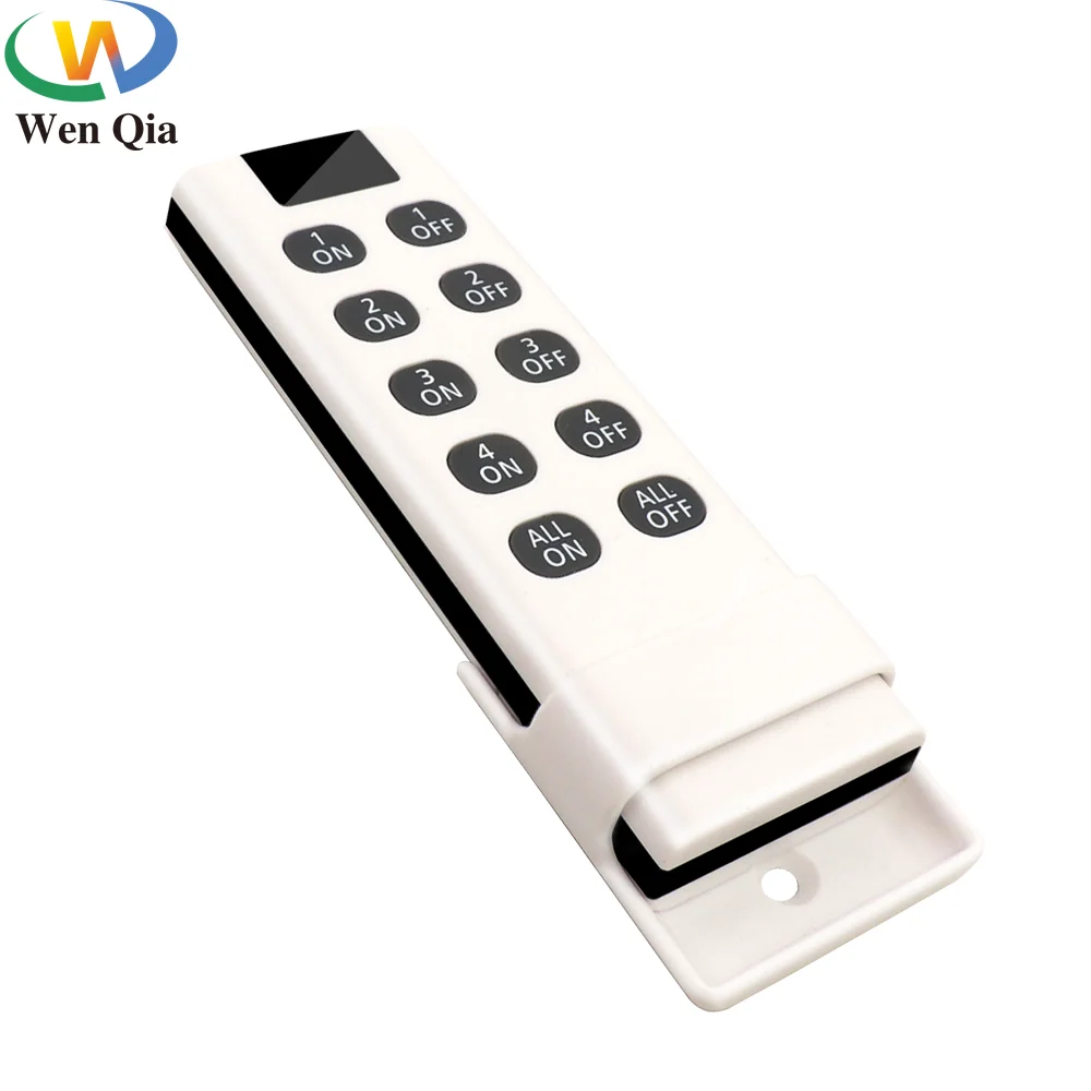 

433 Mhz Universal Wireless Remote Control 1527 Learning Code Transmitter Gate Garage Door 10 Buttons Light Controller
