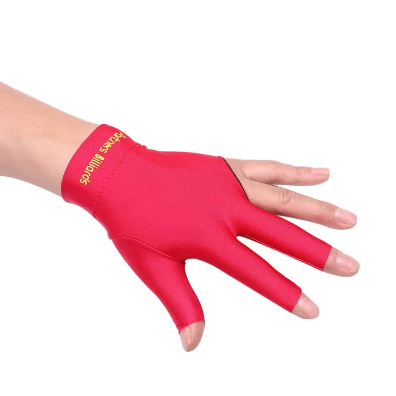High Quality Blue Anti-slip Snooker Billiard Cue Glove Left Hand Three Finger Accessory for Unisex Women and Men | Спорт и