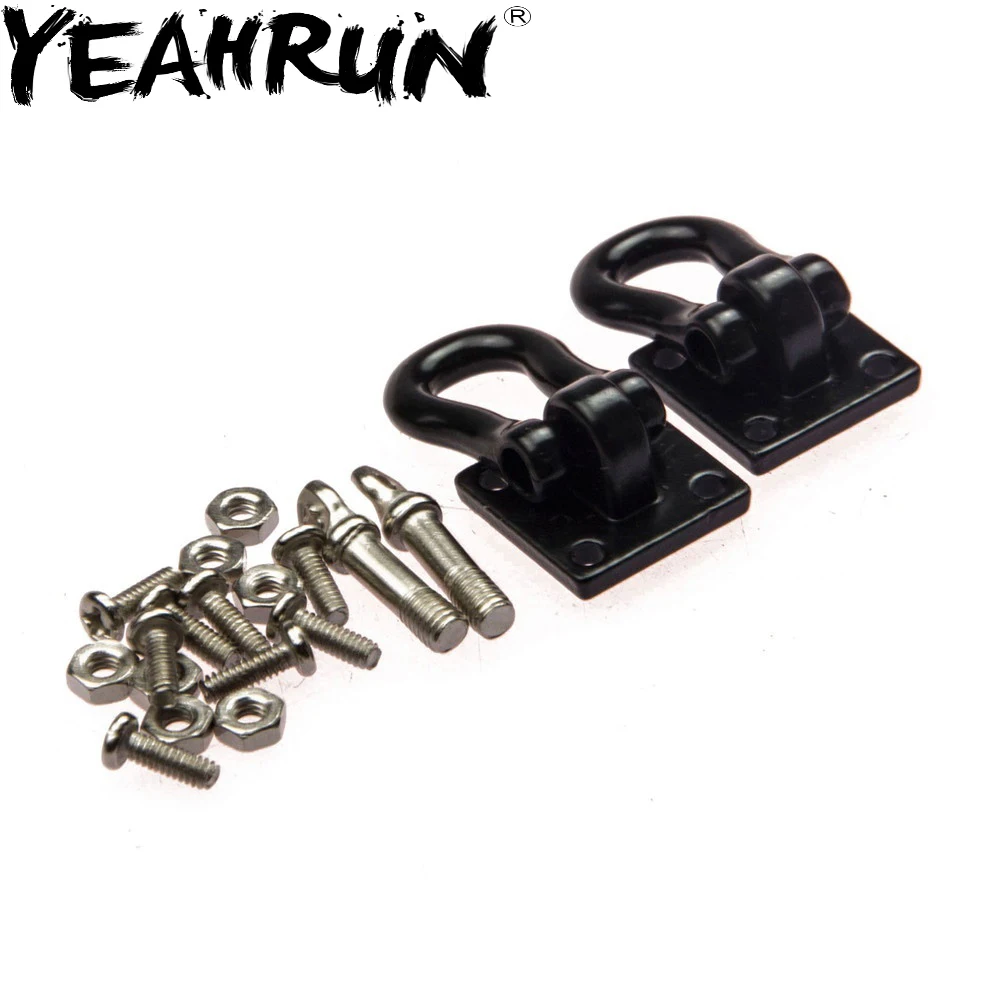 YEAHRUN 1/10 масштаб сплава сцепного устройства буксирные скобы Монтажный кронштейн