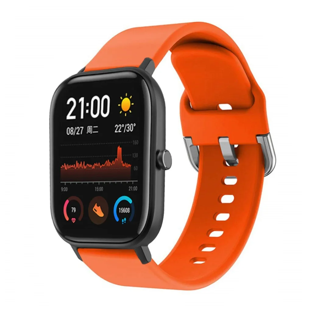Sport Soft Silicone Replacement Watch Band Wrist Straps for Huami Amazfit GTS Fashion Wristband Smart Accessories | Электроника