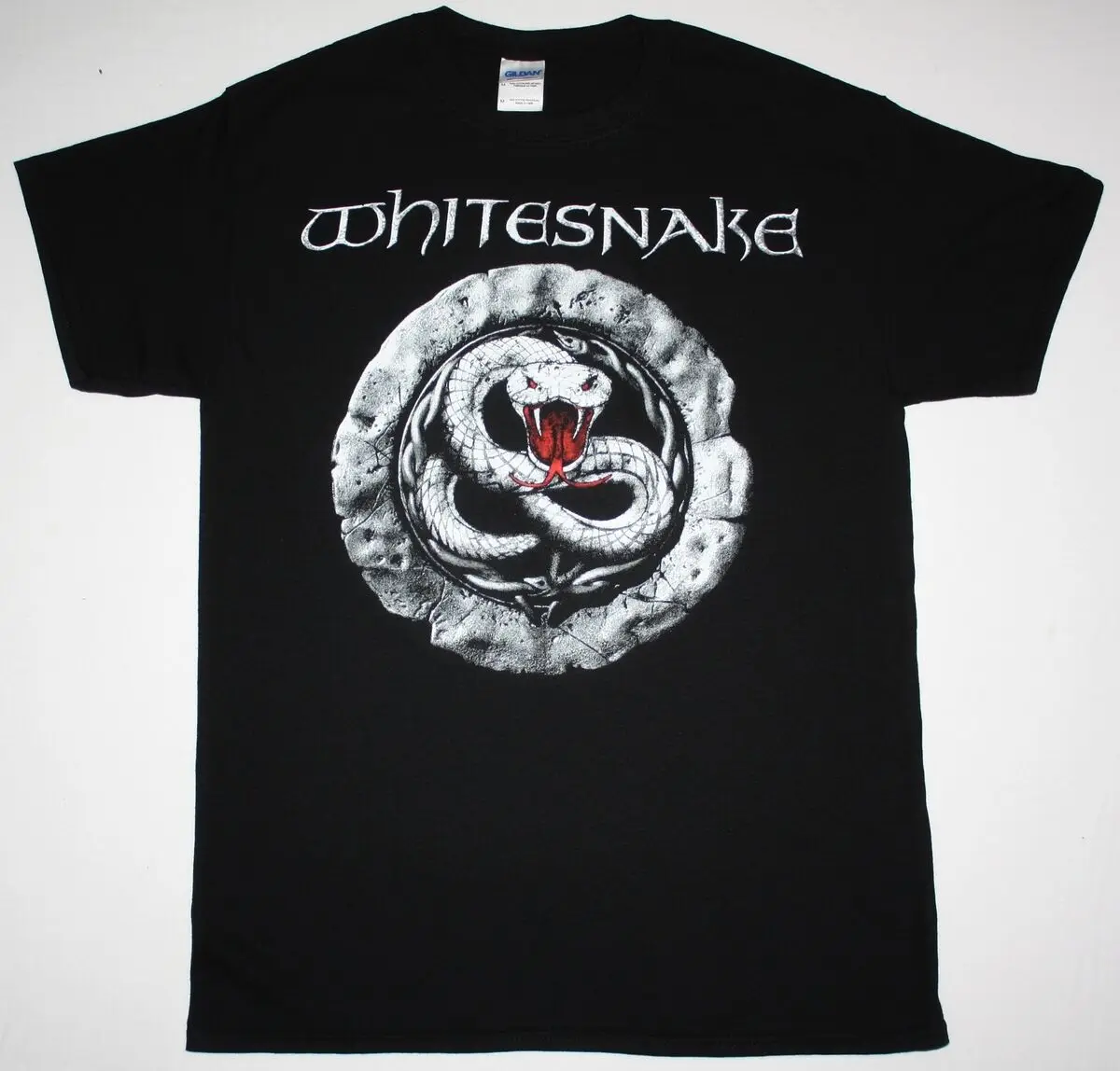 Whitesnake Sign хард рок-группа Давид ковердейл Deep фиолетовый Dio Новая Черная футболка |