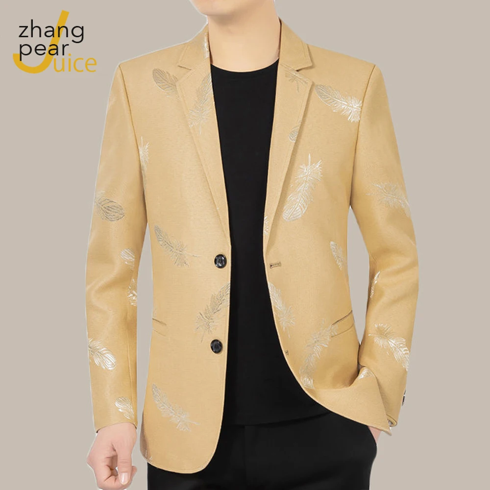 Men Casual Blazer Jacket Autumn Spring Men Korean Suit Vintage Fashion Casual Suit Coat Outerwear Tide Masculino Streetwear