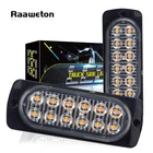 Светодиодные Сигнальные огни, желтые автомобильные лампы, боковые указатели поворота для грузовика, 12 светодиодов