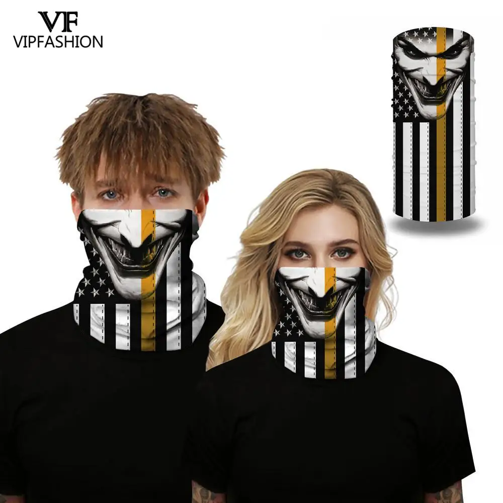 VIP Мода Новый Призрак Повязки На Голову с черепом бандана Buffe трубка магический