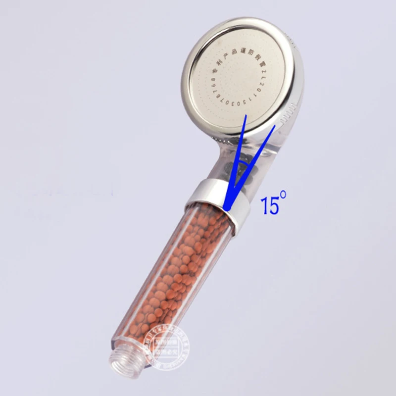 6 см ручной спа ванна душевая головка анион ванная комната водосберегающий дождь