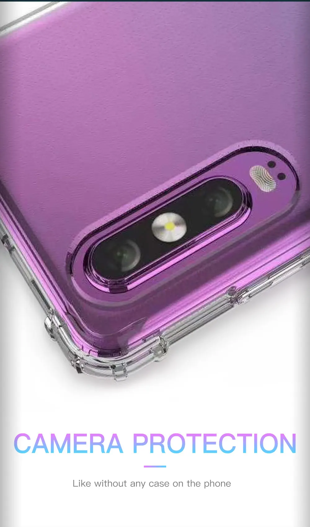 Роскошный противоударный чехол-подушка безопасности для huawei P10 P20 P30 Lite Plus Pro mate 10 20 Nova 3 3i 4 прозрачный мягкий кремний чехол 2