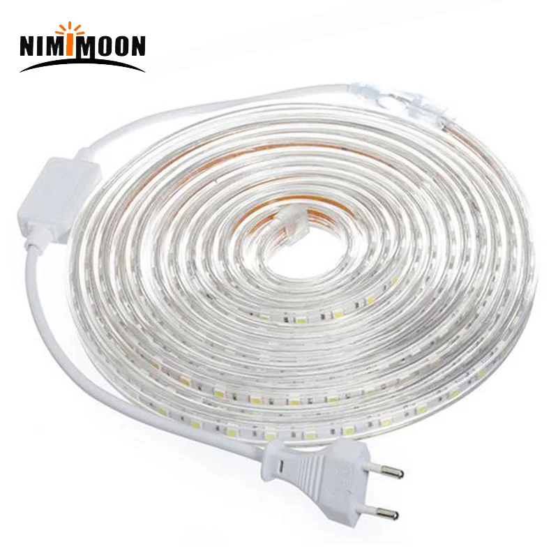 

SMD 5050 AC 220V LED Strip Outdoor Waterproof 220V 5050 220 V LED Strip 220V SMD 5050 LED Strip Light 1M 2M 5M 10M 20M 25M 220V