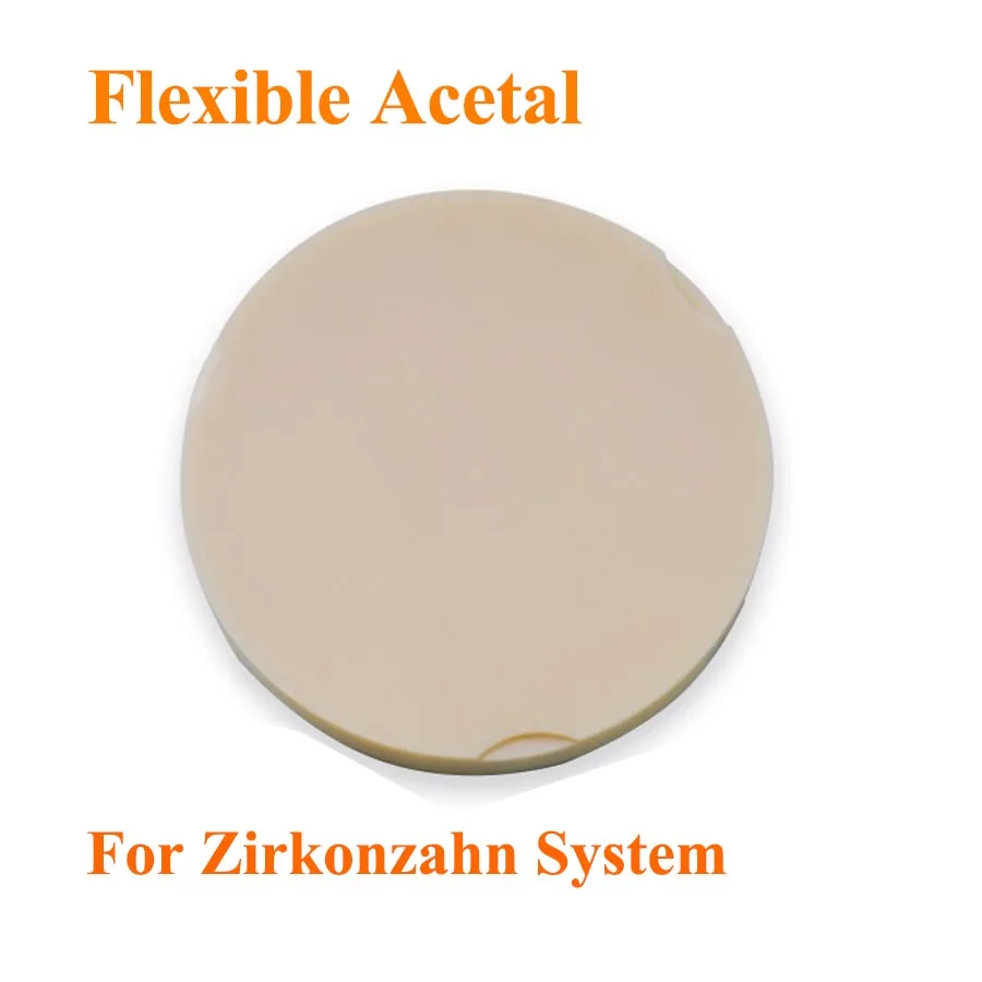 

3 Pieces 95x20mm Dental Zirkonzahn Acetal Resin Disc 95mm Milling Acetal Block
