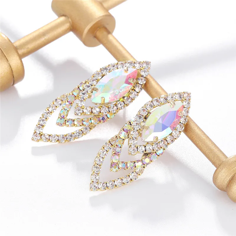 Женские серьги в ювелирных изделиях модные простые европейские и американские