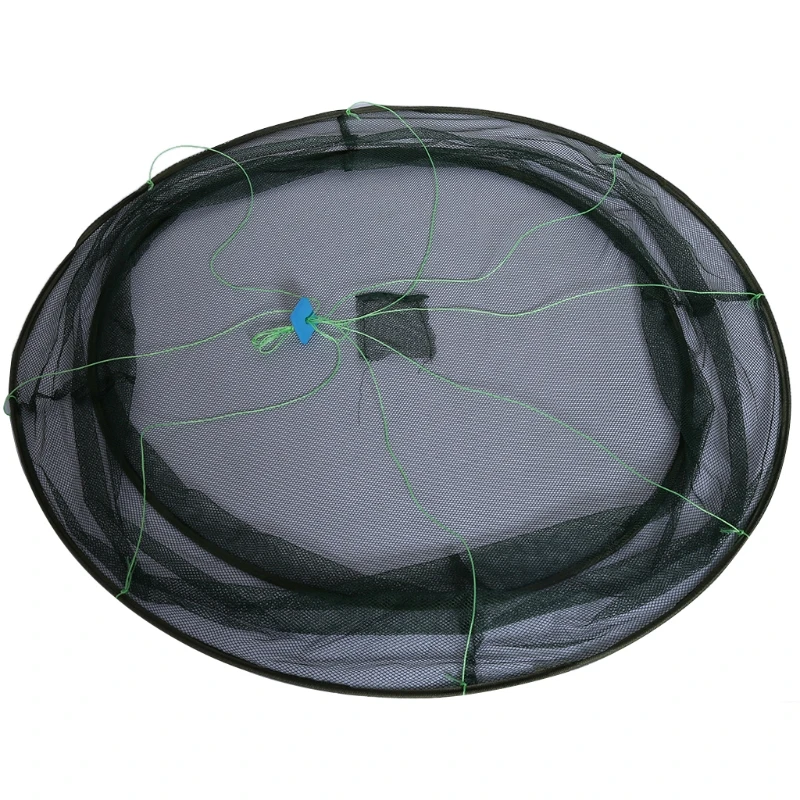 Портативные складные рыболовные сети снасти для ловли креветок и